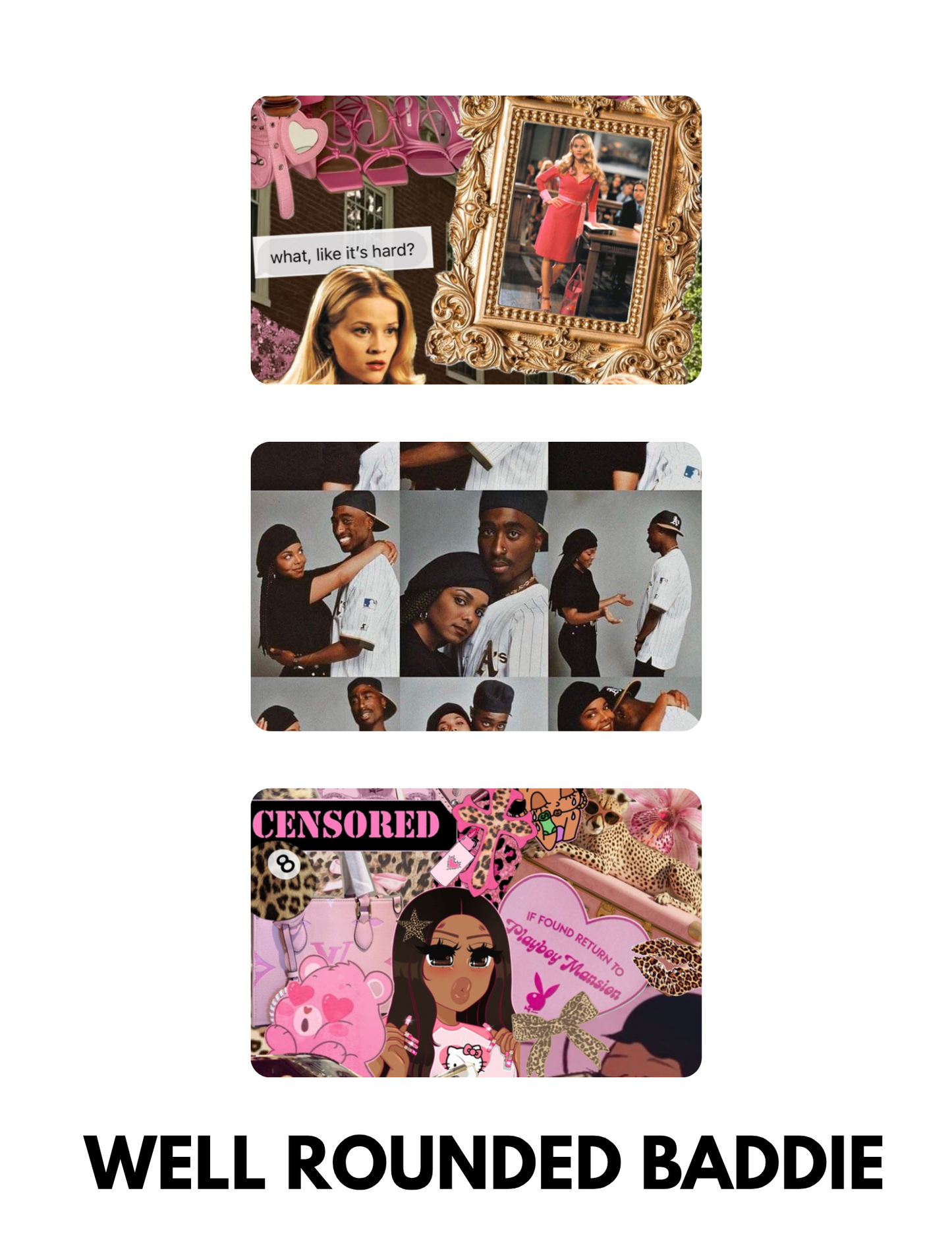Well Rounded Baddie: One Tap Wonder – Digital NFC Business Card Set