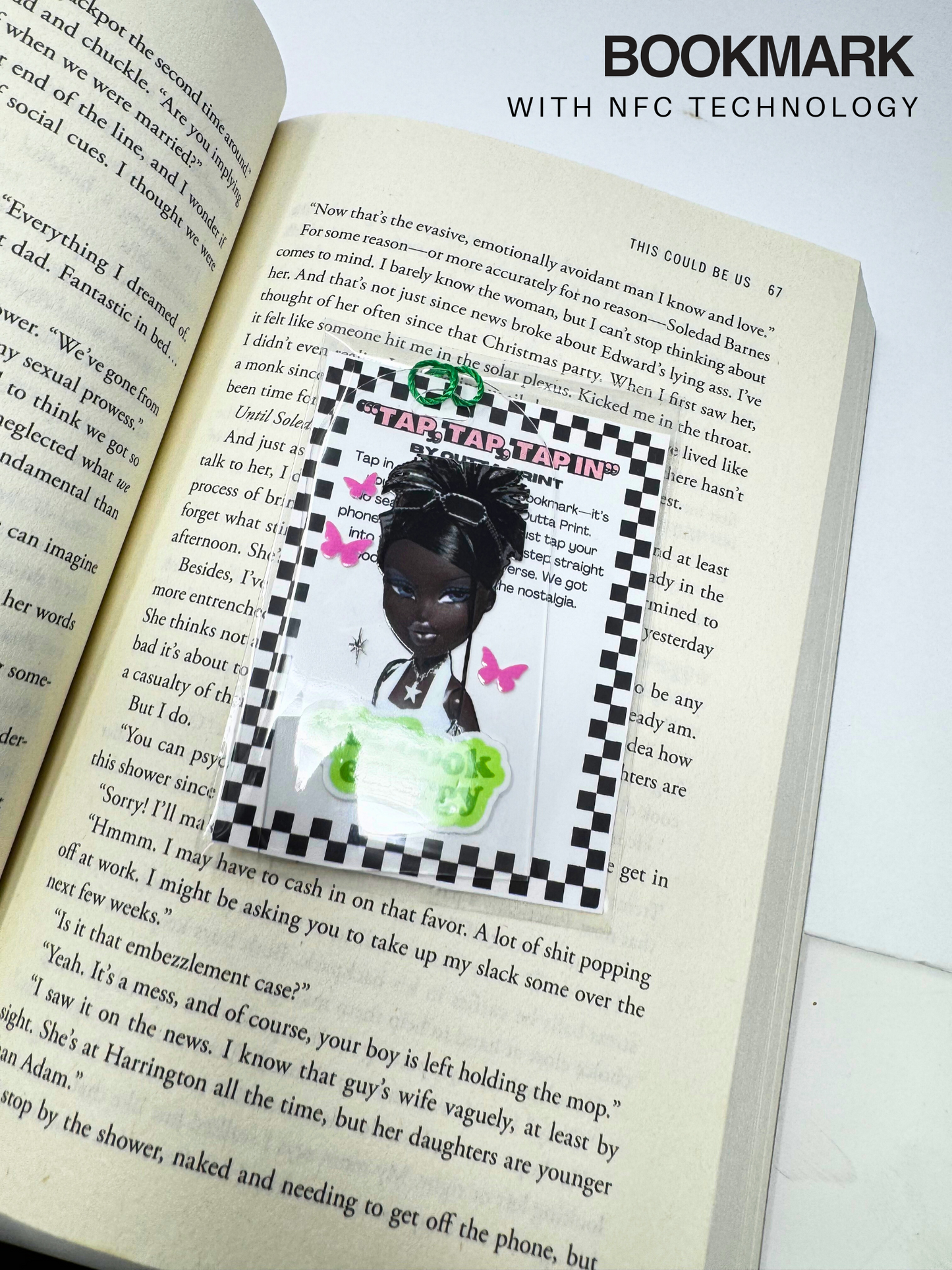 NFC Baddie Bookmark