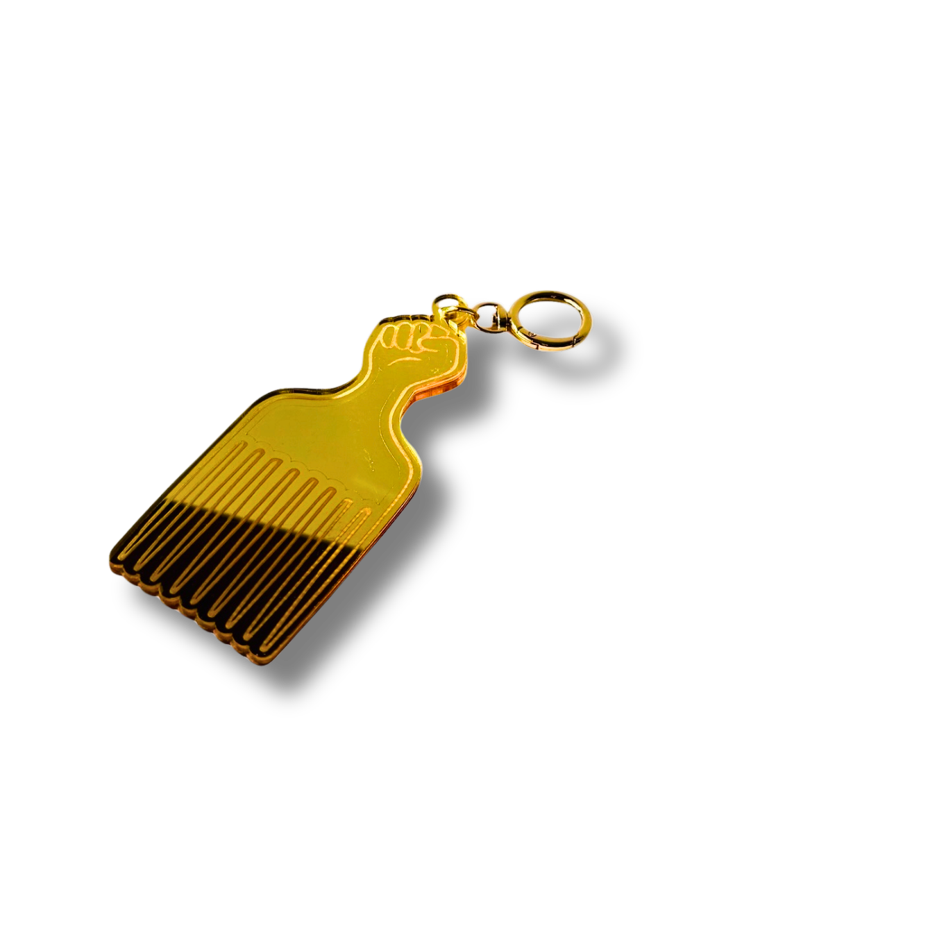 Jumbo Afro Pick Bag Charm