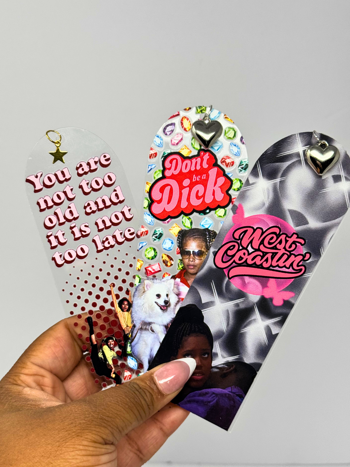 Bookish Baddie Acrylic Bookmark 6pc Set