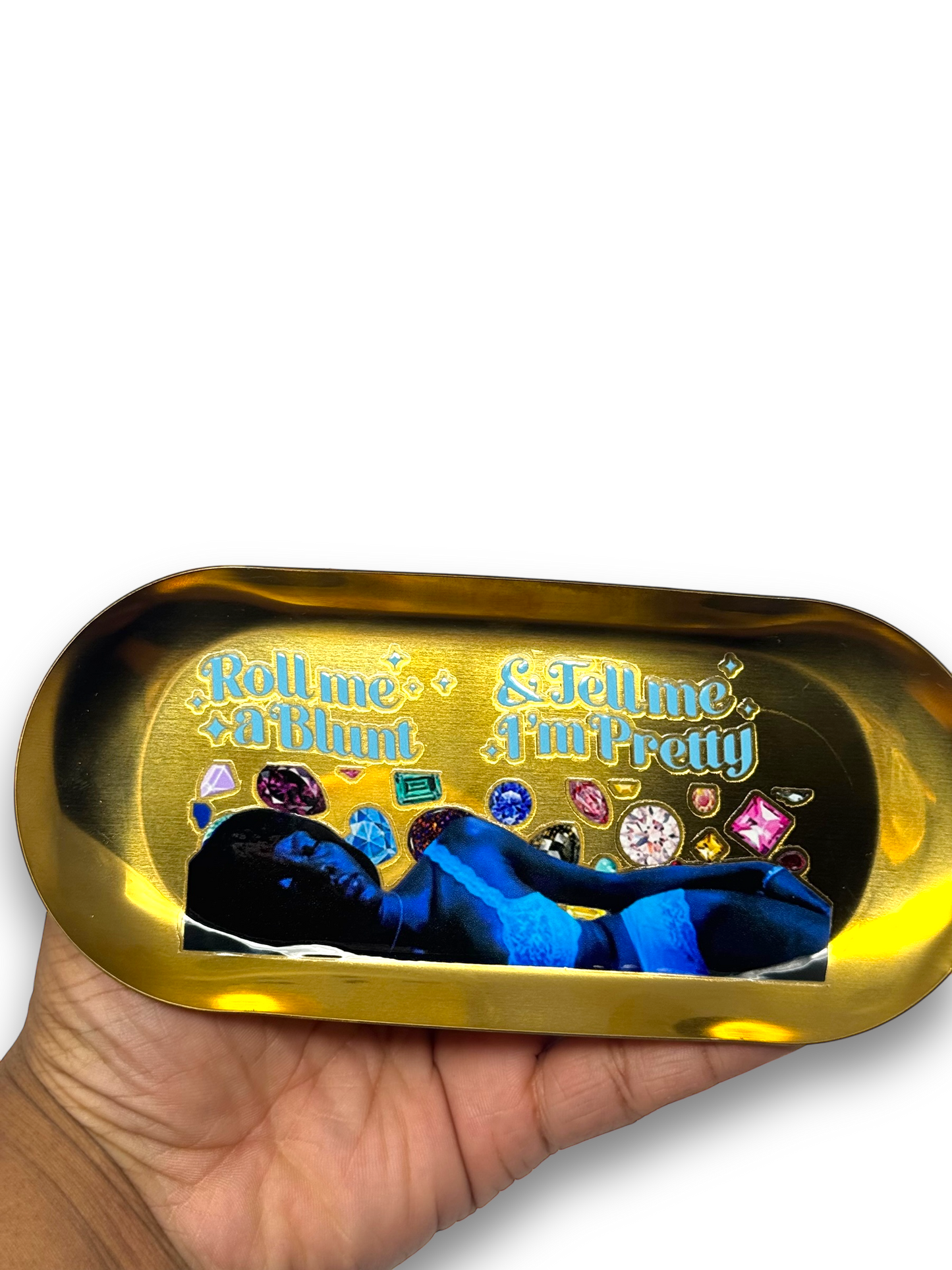 Now, Kisha? She was a bad motherfucker: Decorative/Rolling Tray