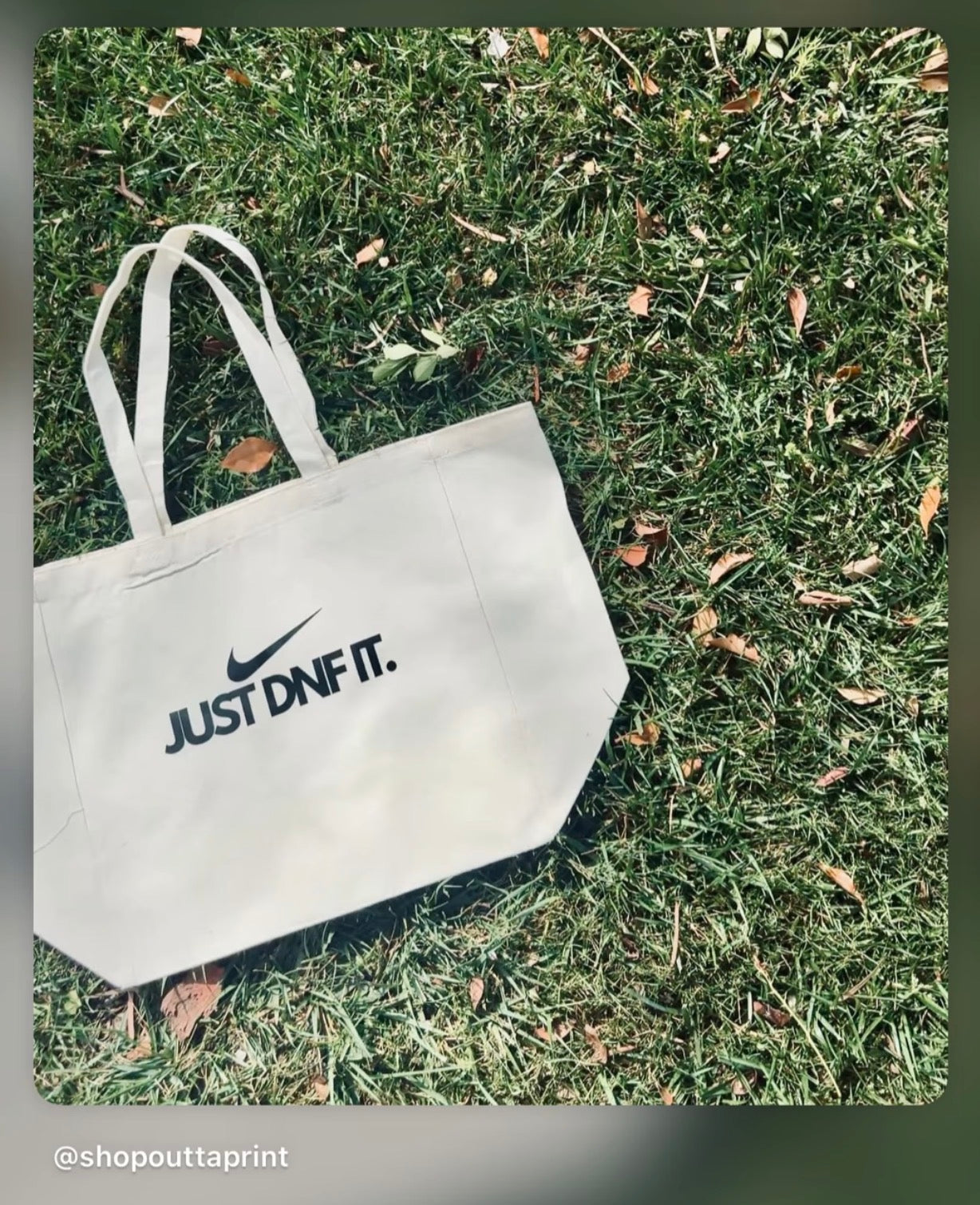 JUST DNF IT TOTE