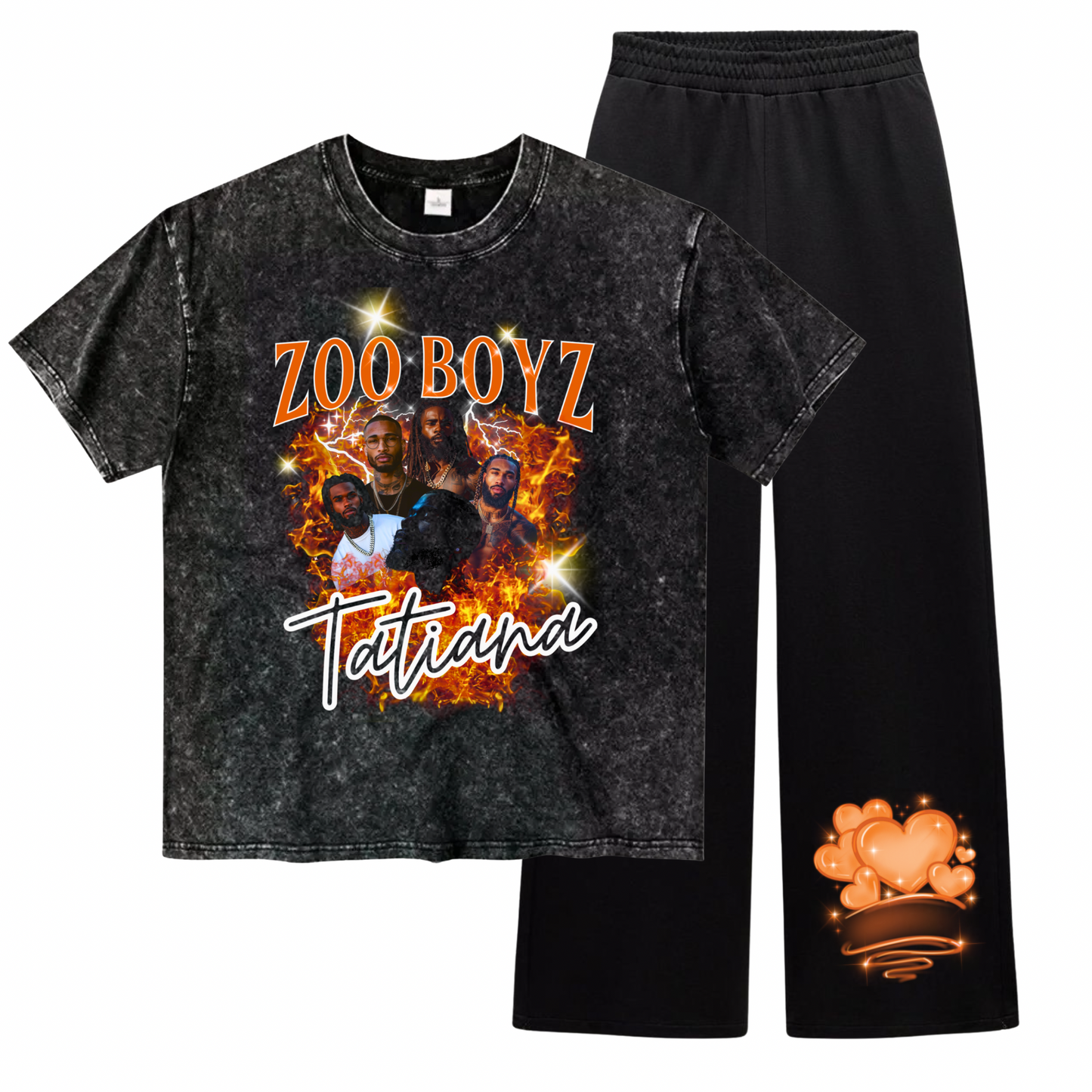 Zoo Boyz Vintage Oversized Tee set Pre-Order