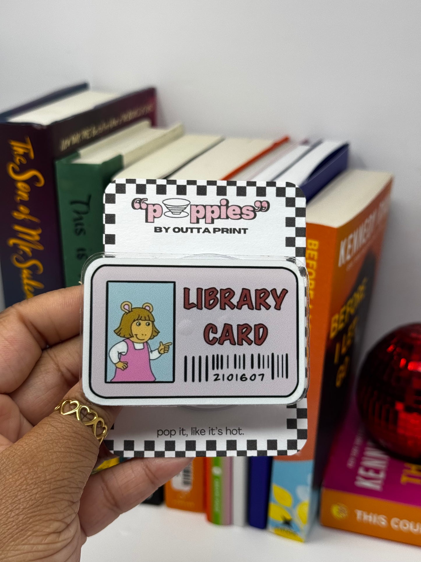 A Library Card > Credit Card Poppie (Magsafe Phone Grip)