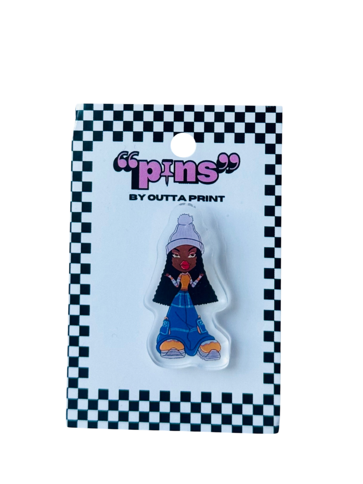 Sasha Acrylic Pin