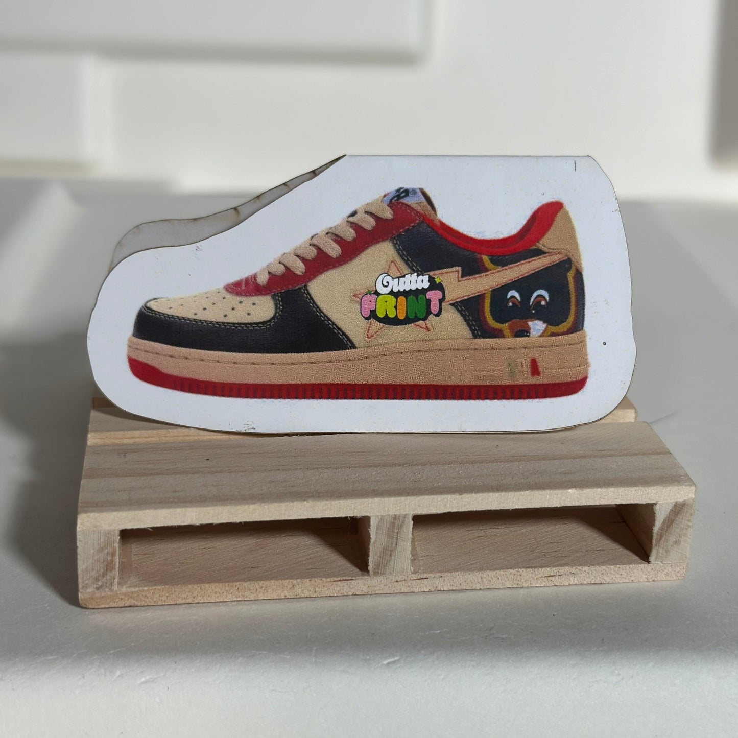 College Drop Out Bapesta Magnetic Bookmark