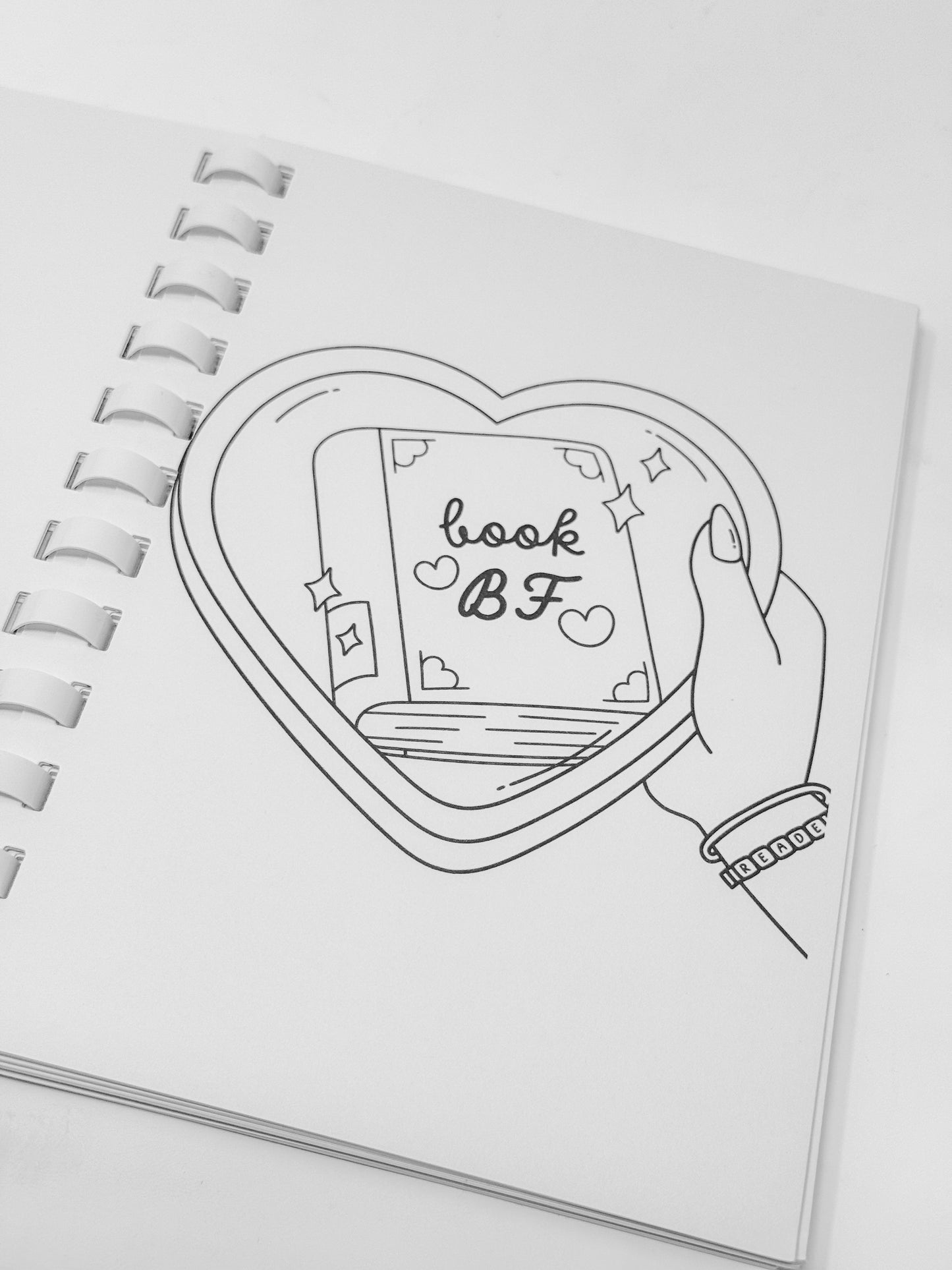 A Bookish Coloring Book