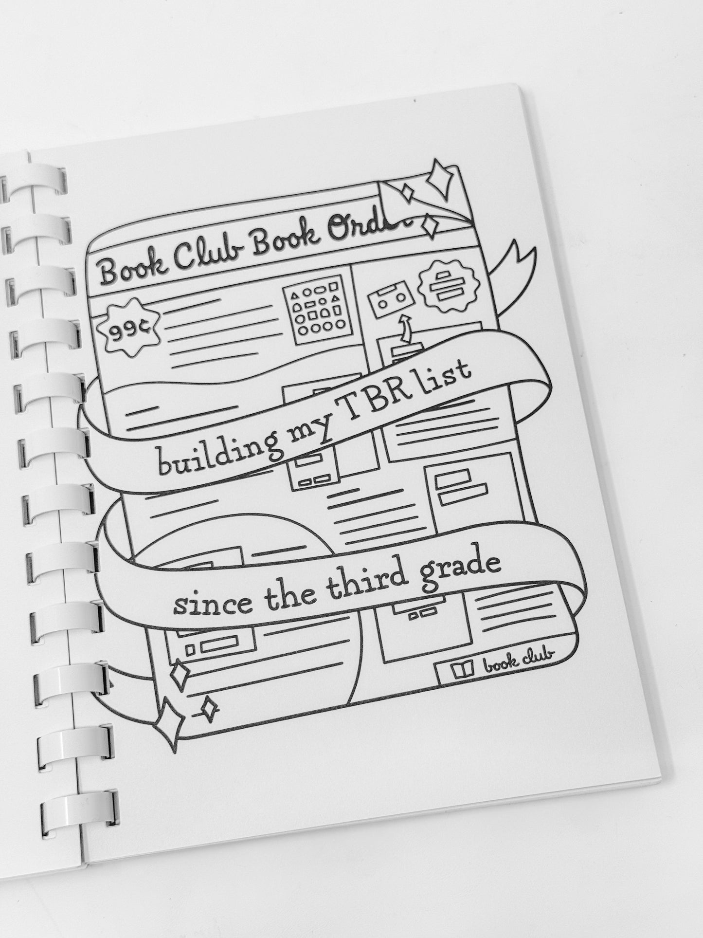 A Bookish Coloring Book