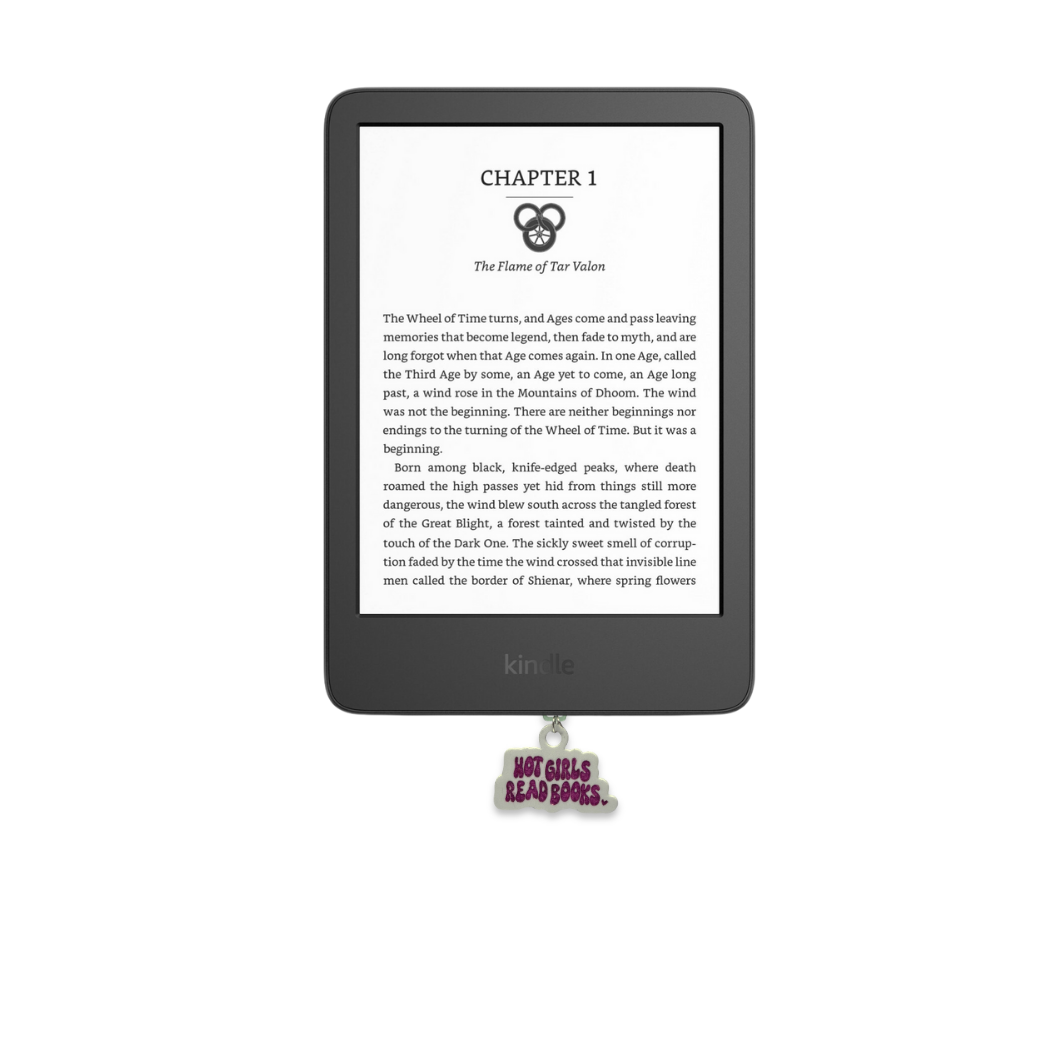 Hot Girls Read Books- Dust Plug Charm
