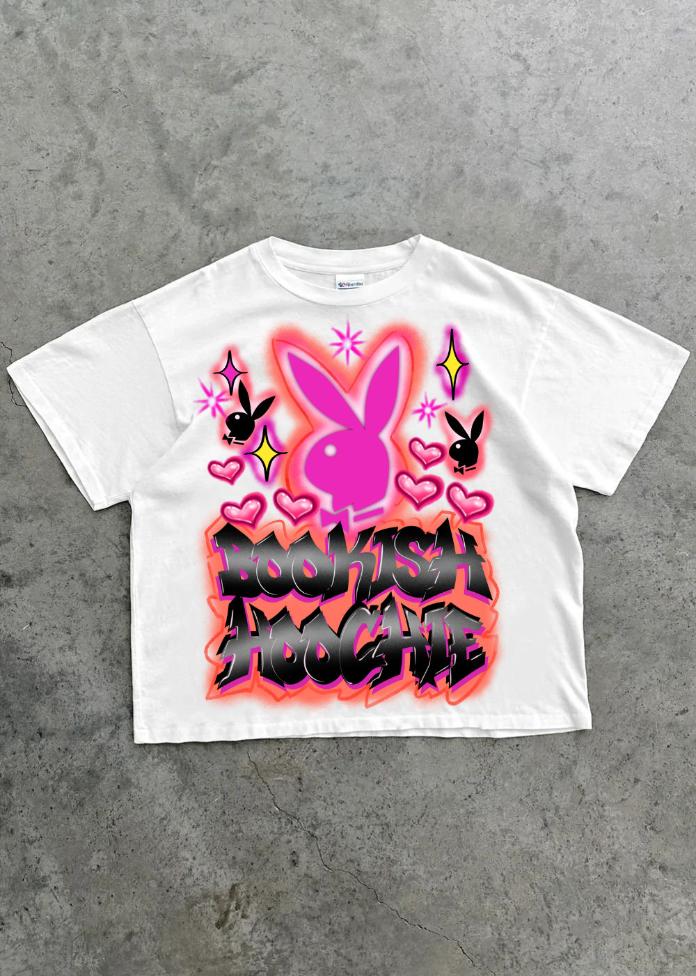 Bookish Hoochie Airbrush Tee