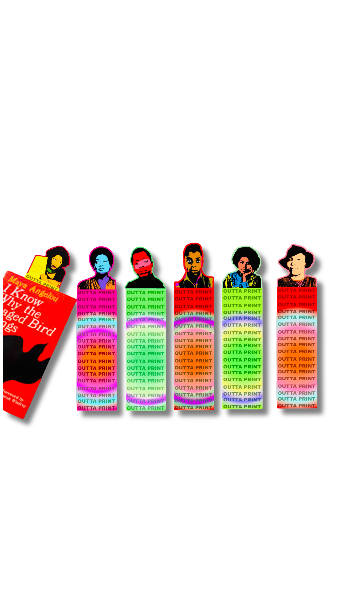 black lit bookmark pack
