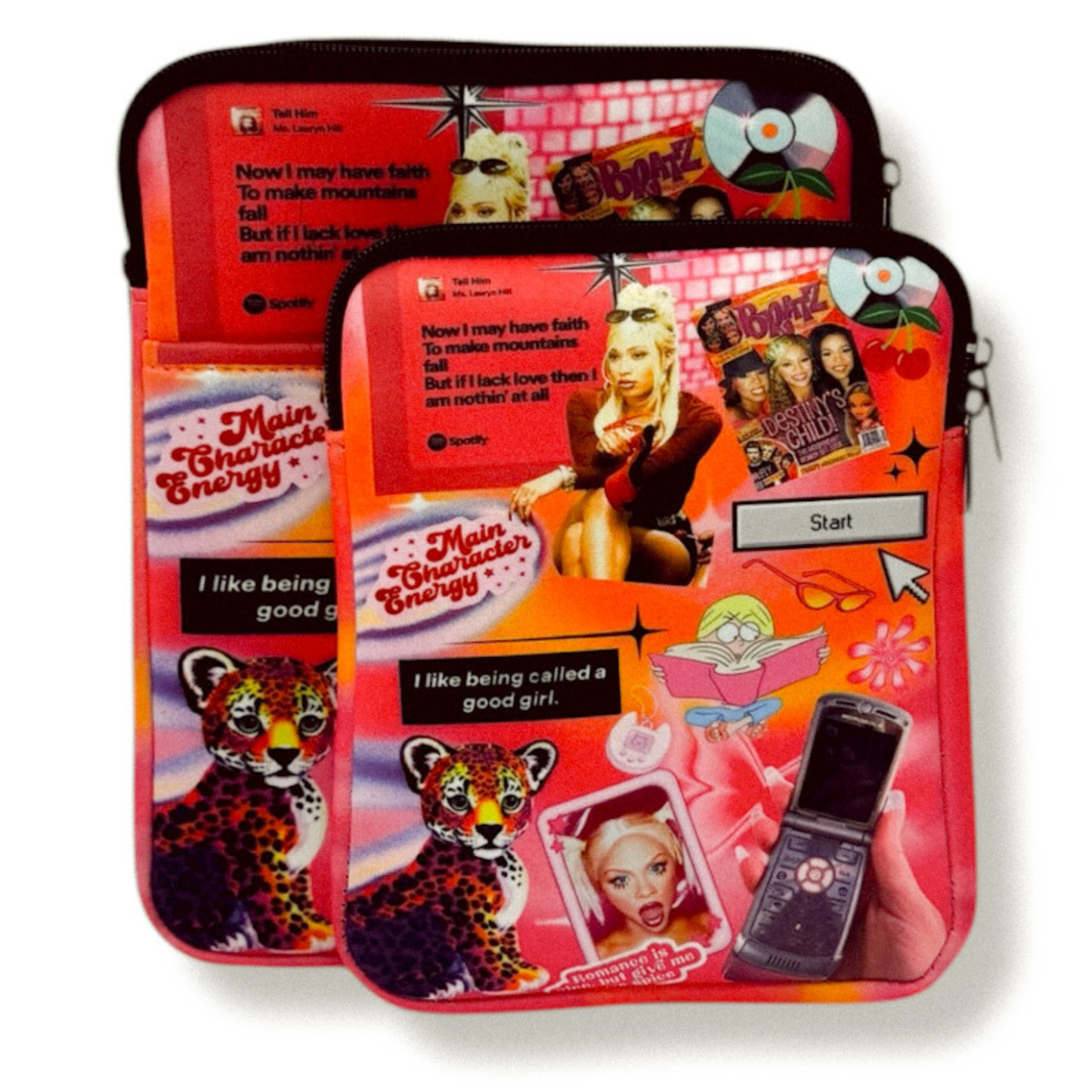 Y2K Realness Luxe Kindle & Book Sleeve (Waterrproof)