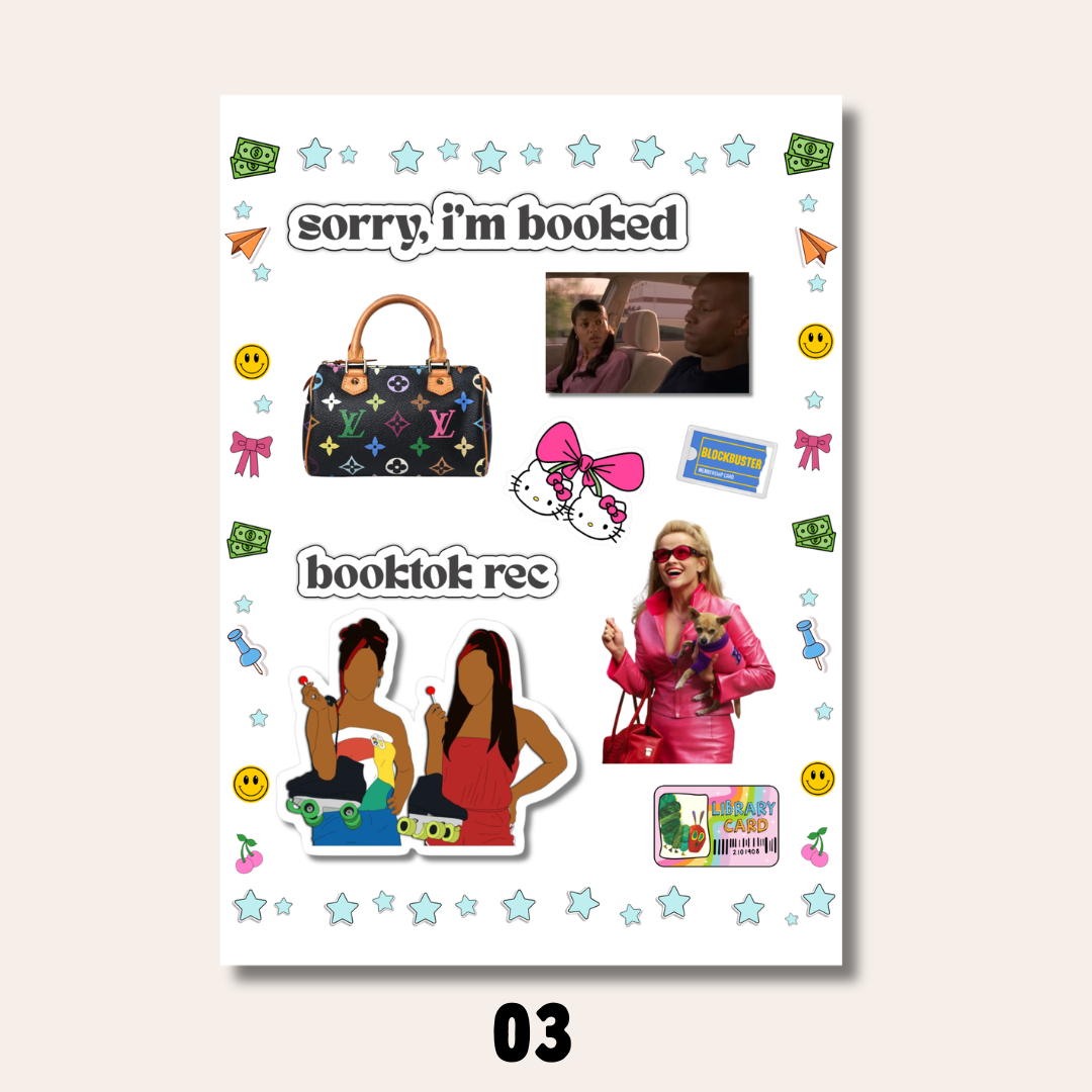 Y2K Ting Sticker Sheets