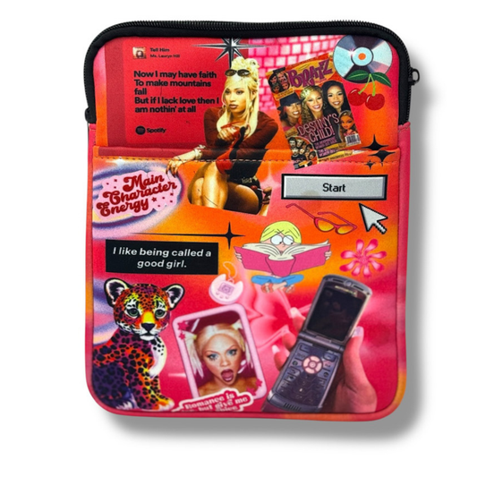 Y2K Realness Luxe Kindle & Book Sleeve (Waterrproof)