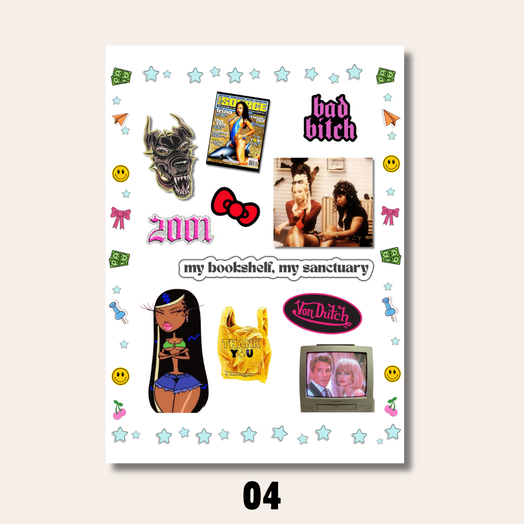 Y2K Ting Sticker Sheets