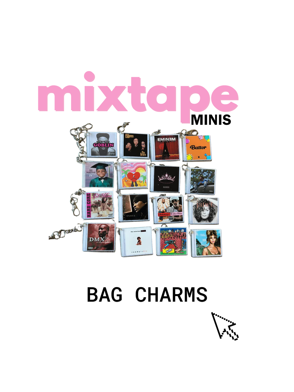 Mixtape Mini (CD Keychain/Bag-charm) – Outta Print Mixtape Mini (CD Keychain/Bag-charm) – Outta Print