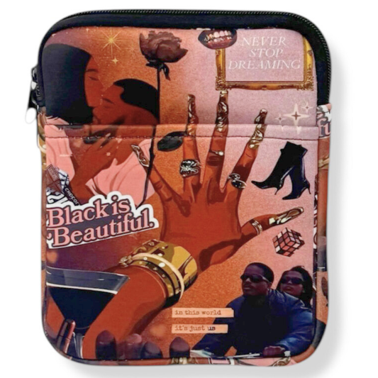 Black is Beautiful Luxe Kindle & Book Sleeve (Waterrproof)