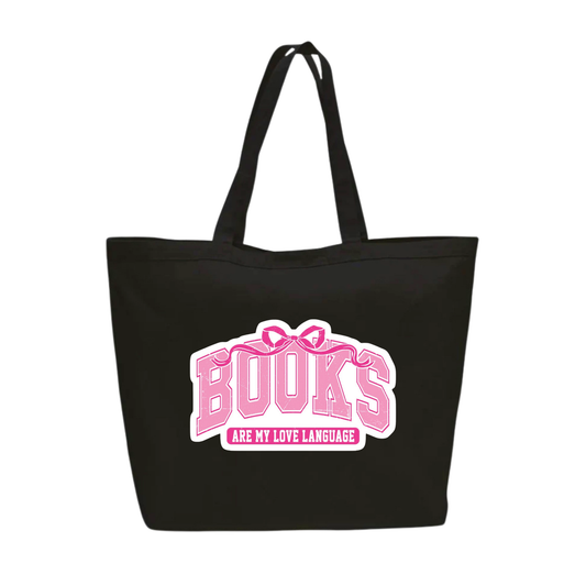 Book Are My Love Language Tote