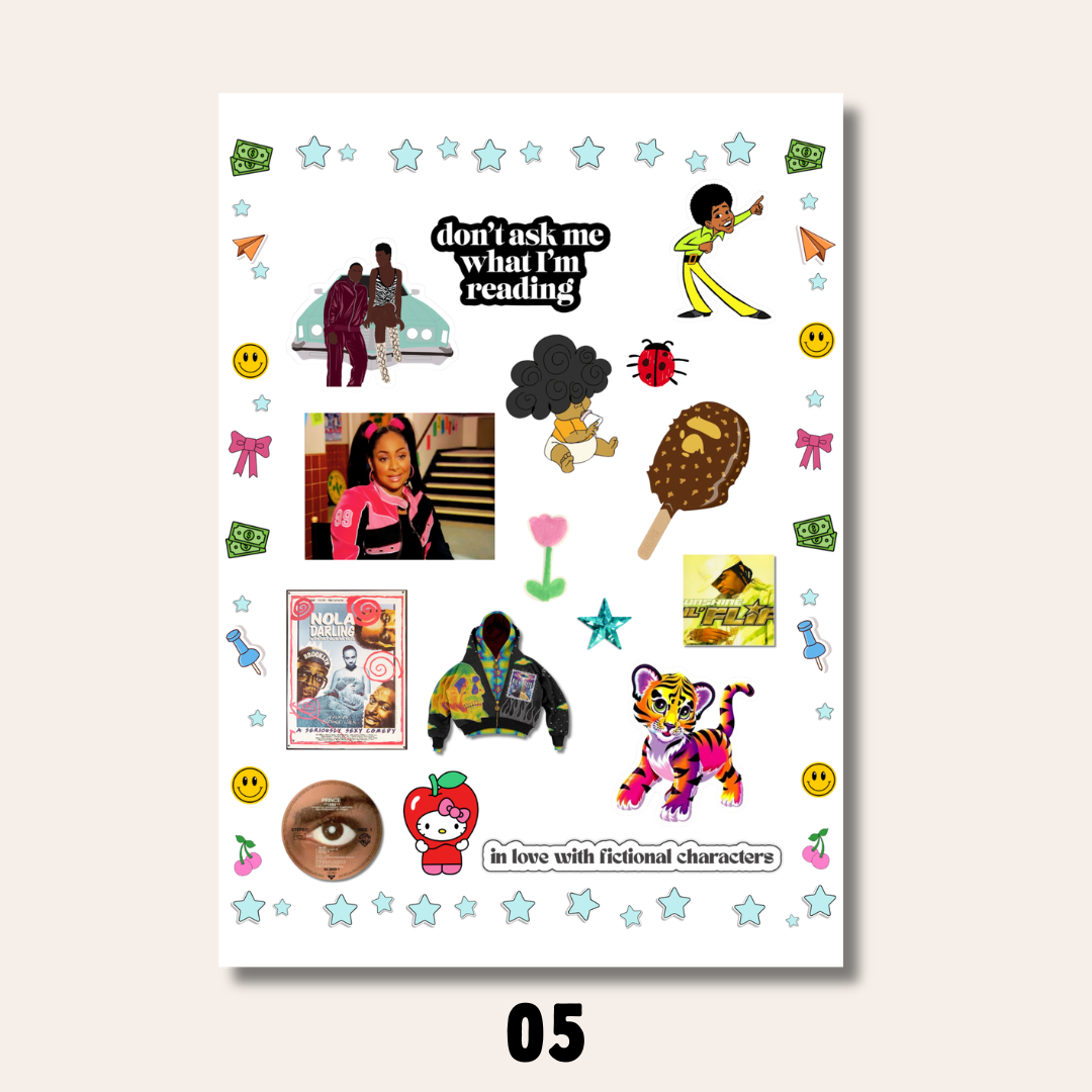 Y2K Ting Sticker Sheets