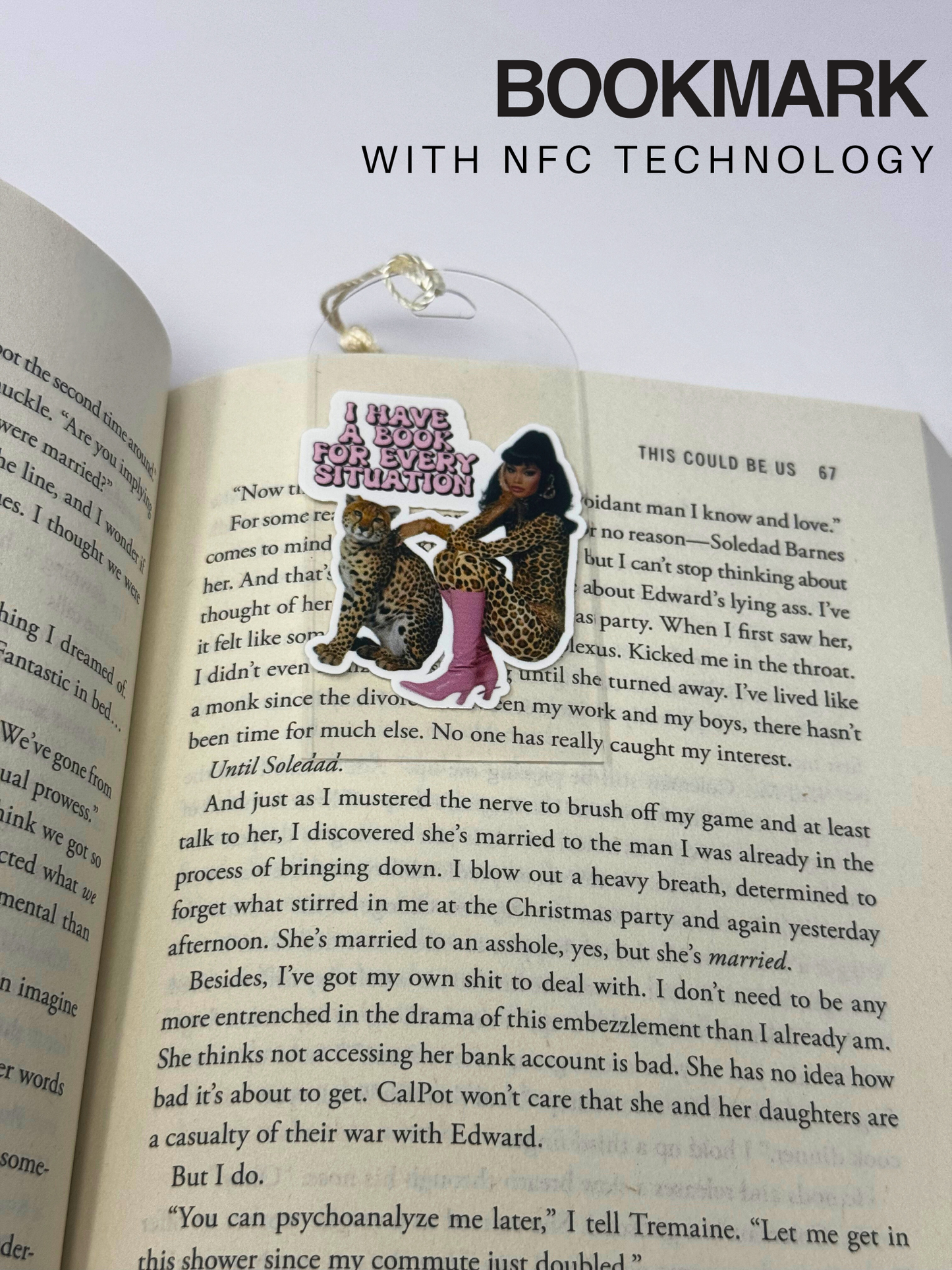 NFC Baddie Bookmark