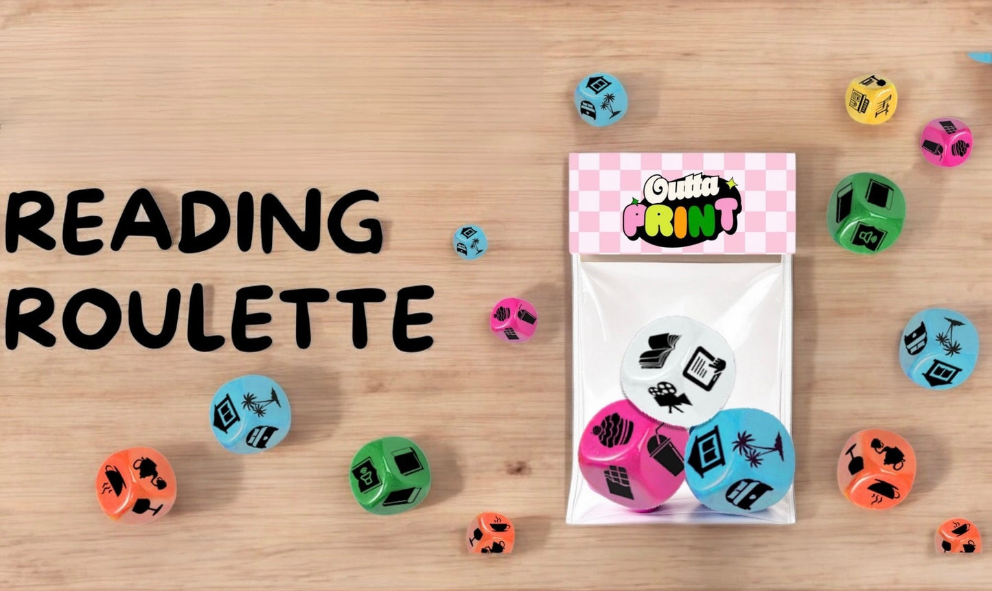 Blind Date with a Book: The Ultimate Bookish Adventure, Reading Roulette Dice Game