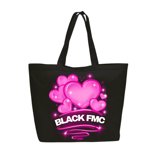 Black FMC Airbrush Tote