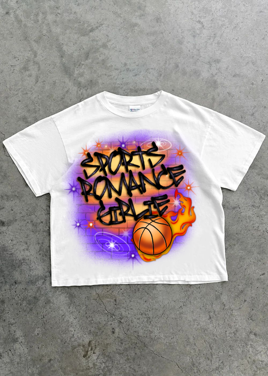 Sports Romance Girlie Airbrush Tee