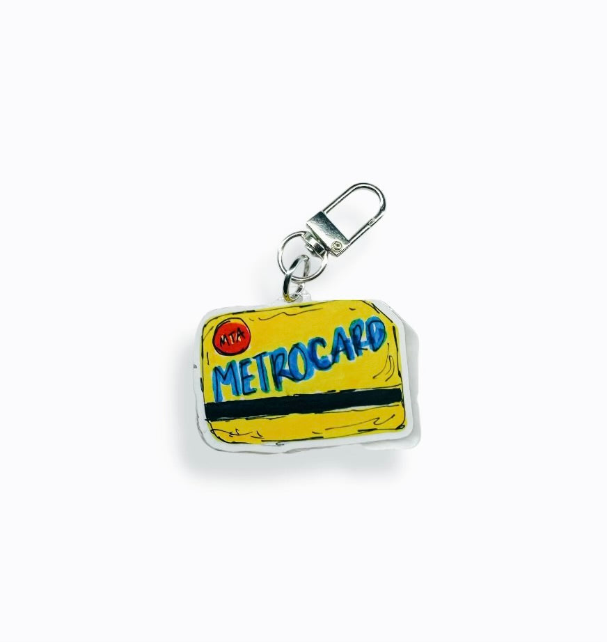 Metro Card Charm