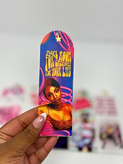 Bookish Baddie Acrylic Bookmark (1pc)
