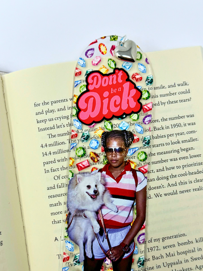Bookish Baddie Acrylic Bookmark (1pc)
