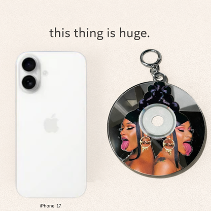 Jumbo CD Bag Charm