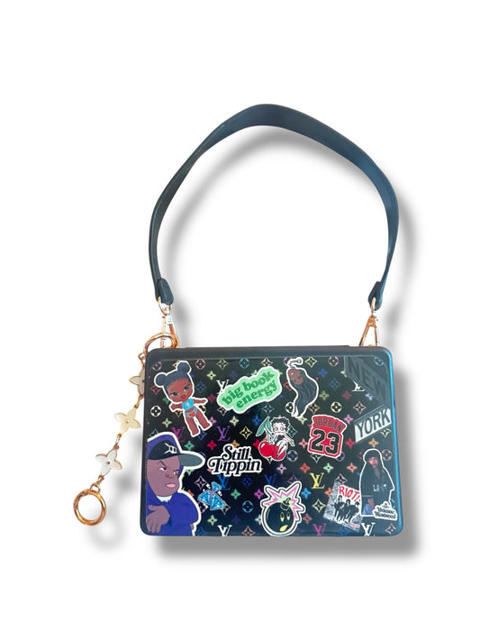 LV Murakami Tingz Bag: Kindle & Mini IPad with Poppie & Monogram charms