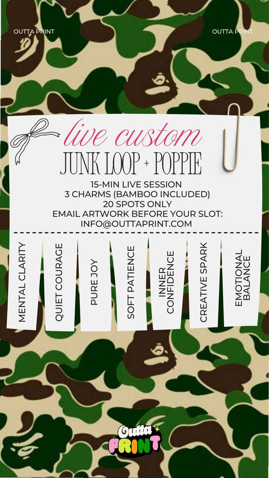 Black Friday: Custom Poppie + Custom Junk loop  + free insert