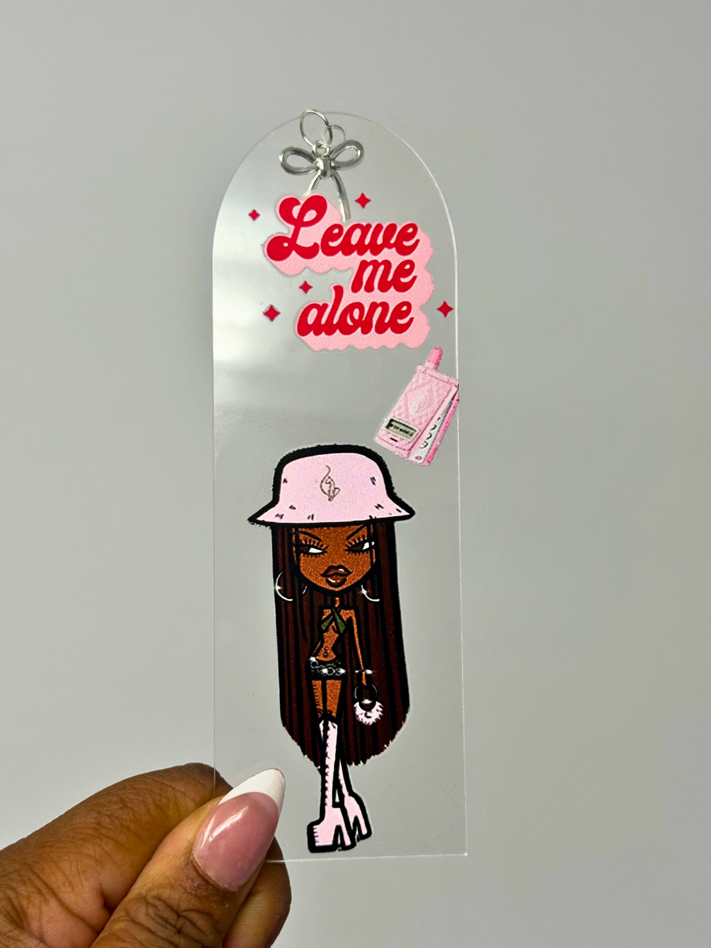 Bookish Baddie Acrylic Bookmark (1pc)