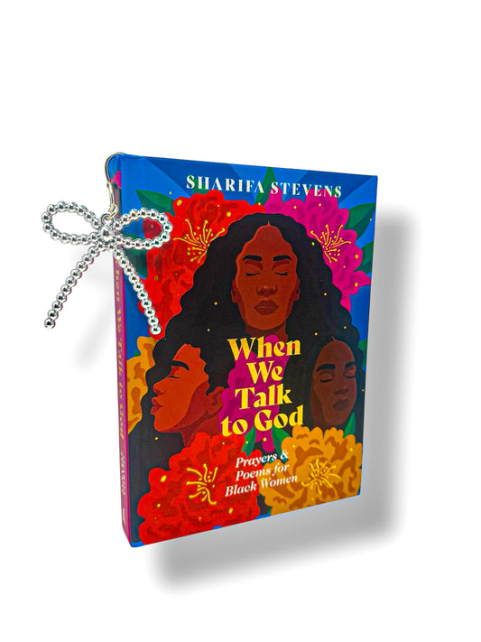 Silver Bow Book Hook Bookmark