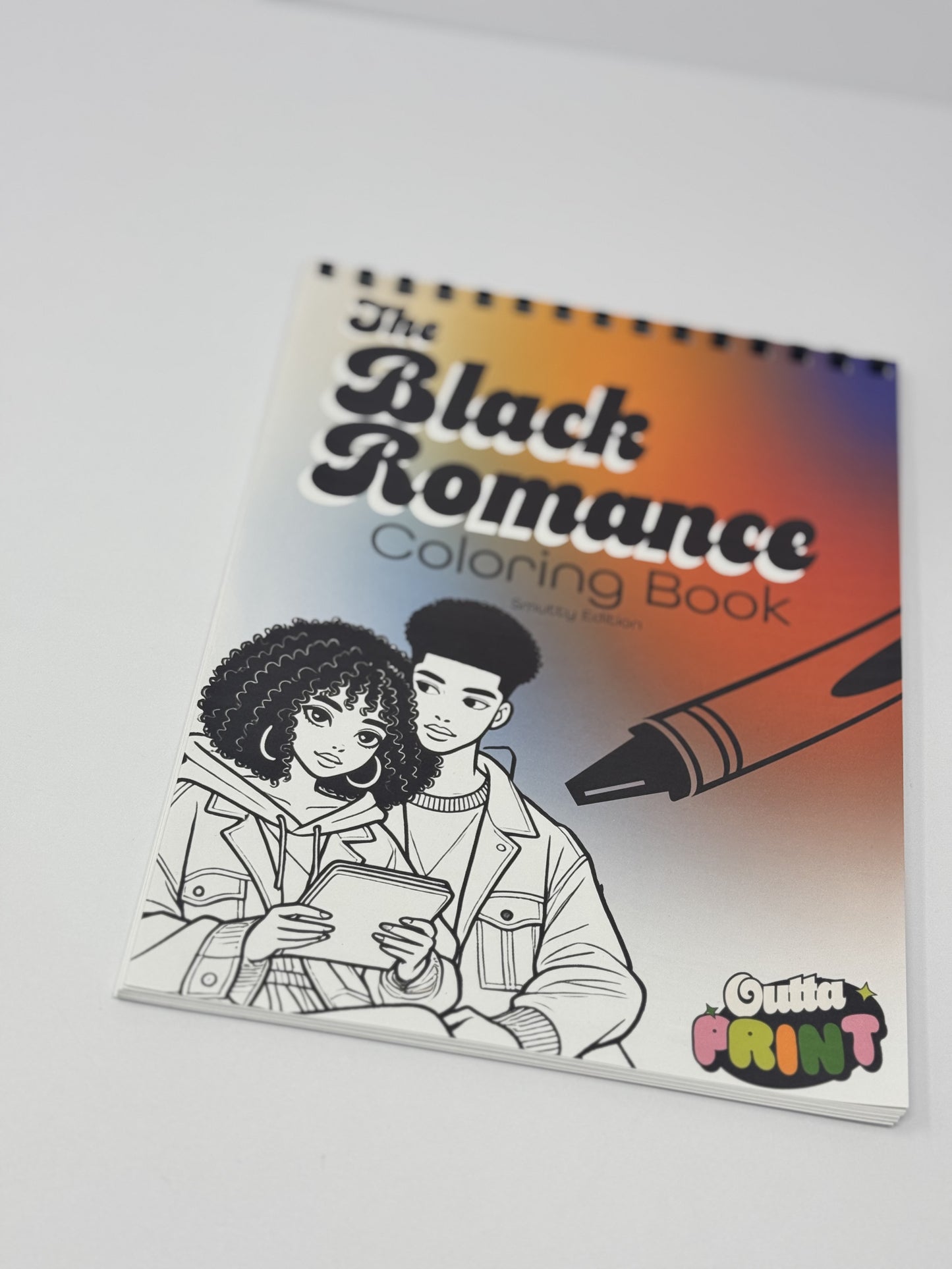 Black Romance Bookish Coloring Book - Celebrate Love and Creativity
