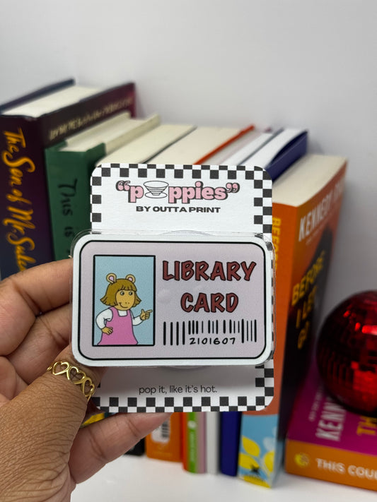 A Library Card > Credit Card Poppie (Magsafe Phone Grip)