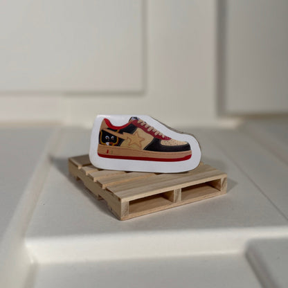 College Drop Out Bapesta  Magnetic Bookmark