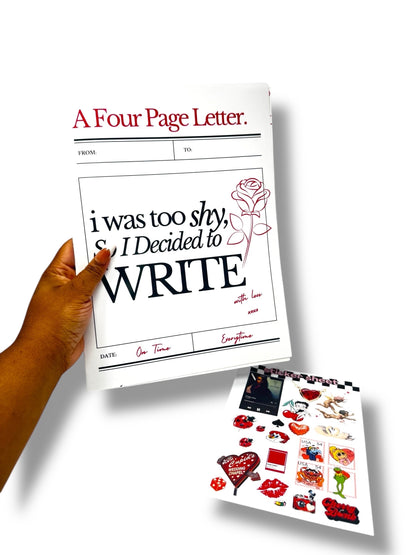 Jumbo 4-Page Letter Card – Inspired by Aaliyah’s Iconic Song 💌