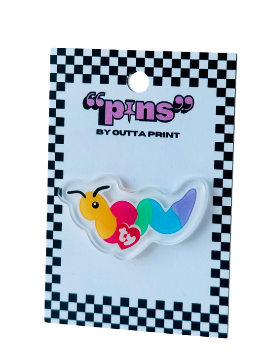Beanie Baby Acrylic Pin