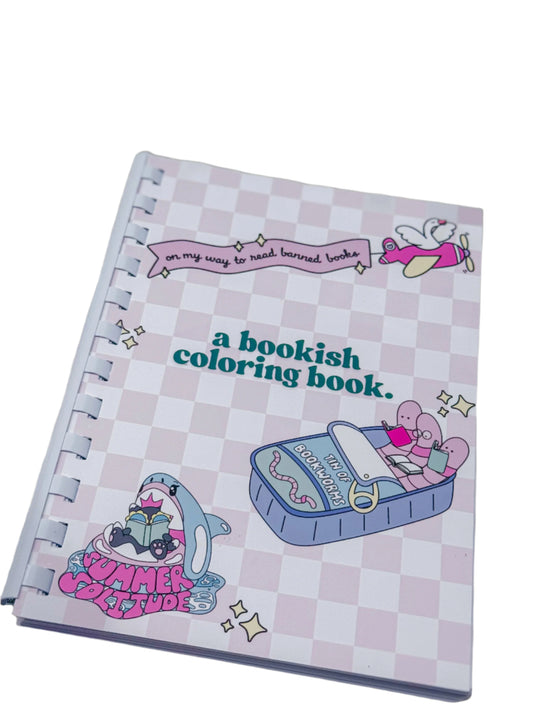 A Bookish Coloring Book