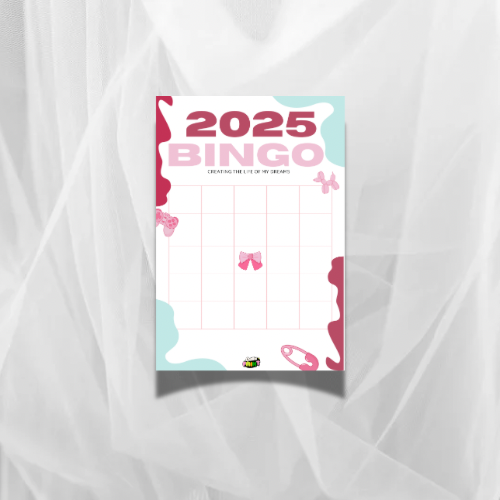 ABSTRACT CAMO BINGO POSTER