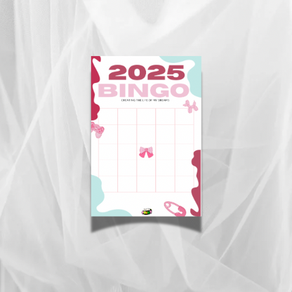 ABSTRACT CAMO BINGO POSTER