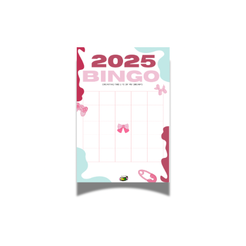ABSTRACT CAMO BINGO POSTER
