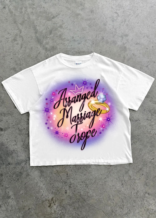 It's Giving Arranged Marriage Airbrush Tee