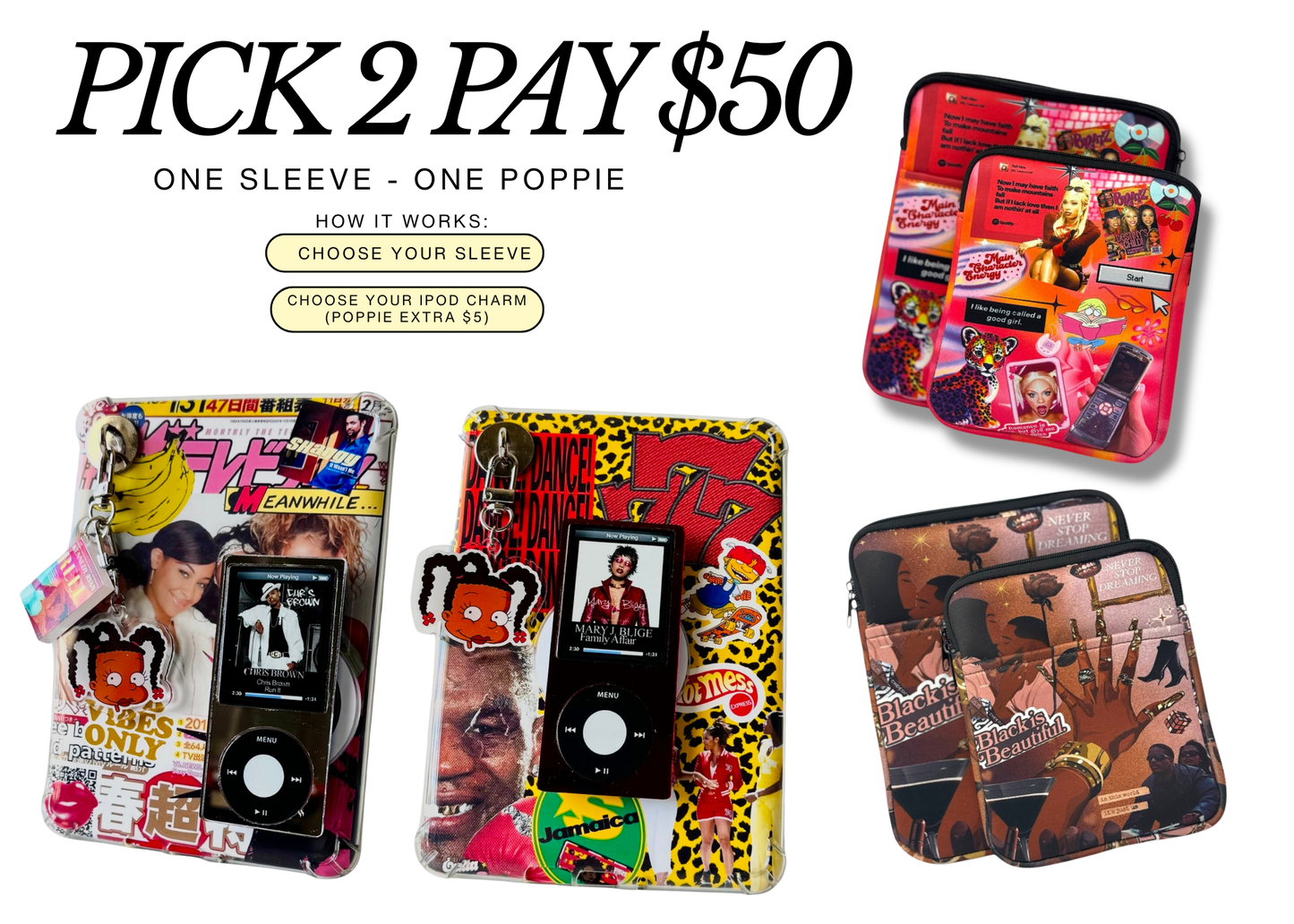 Pick 2 Pay $50 (Make it Poppie)