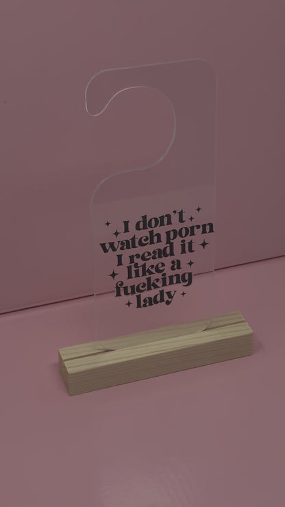 F*cking Lady Door Hanger